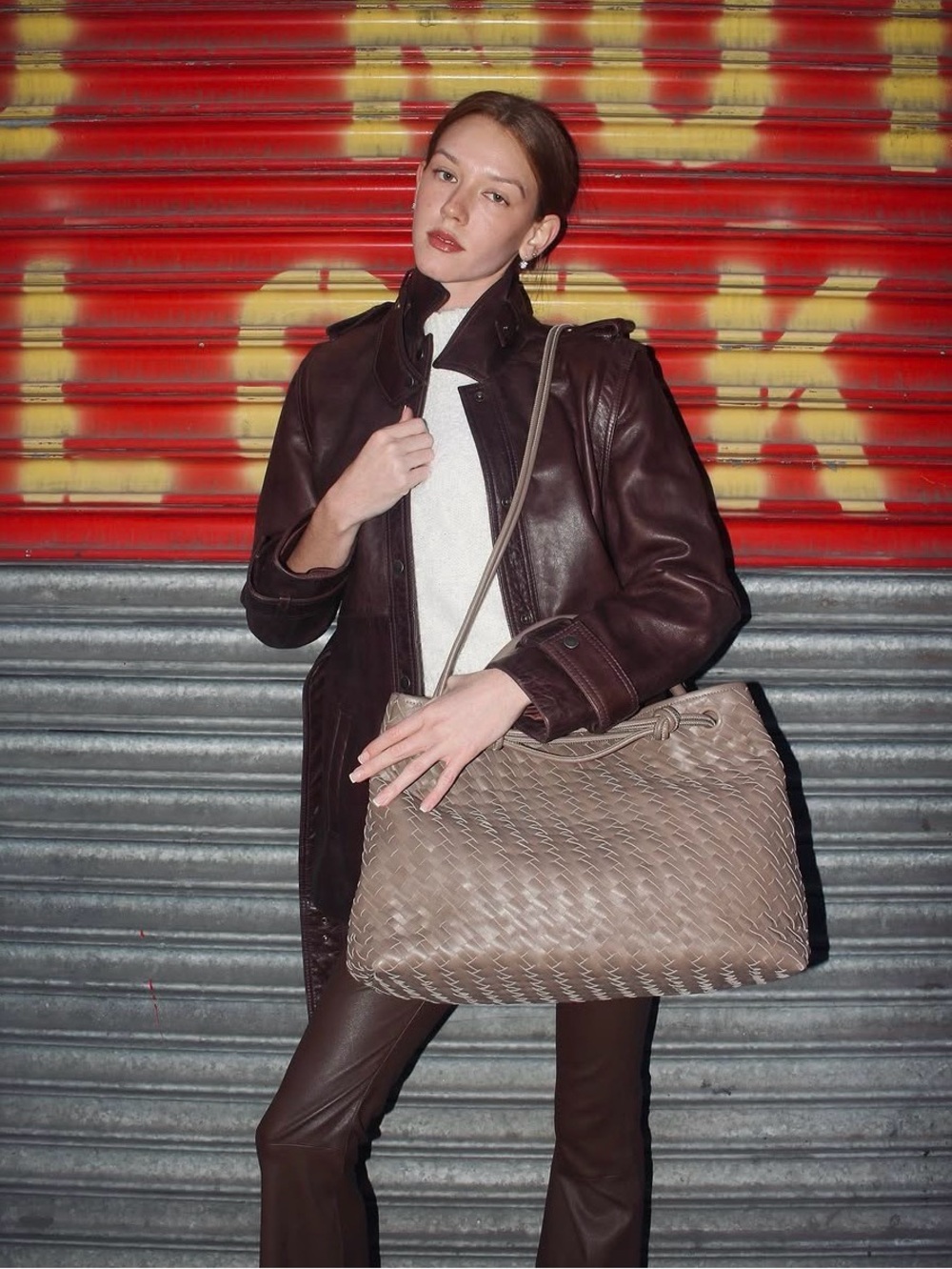 WALTER BAKER 100% Lamb Leather Pants   ORIGINAL PRICE $875.00